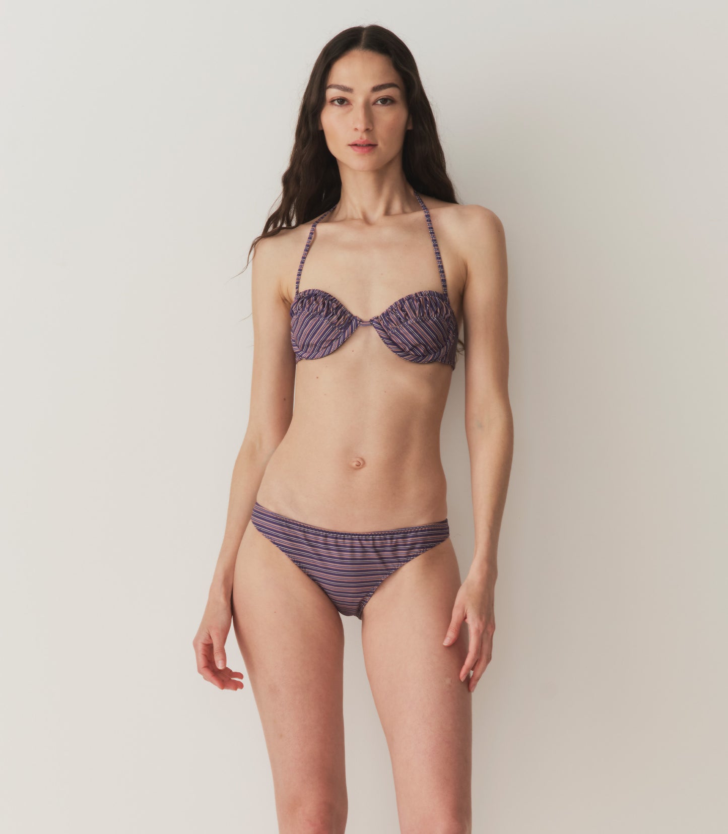 OCEANIA BIKINI TOP -- SAN MARINO STRIPE