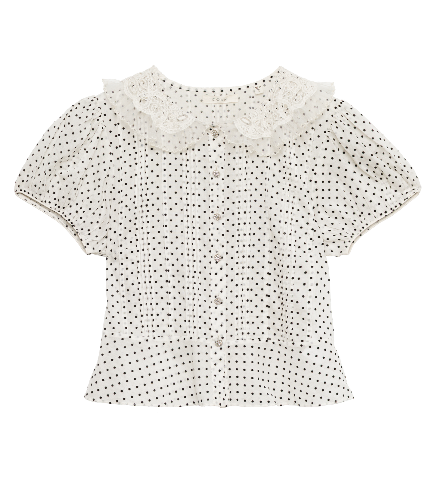 OLETA TOP -- SEA SALT DOT