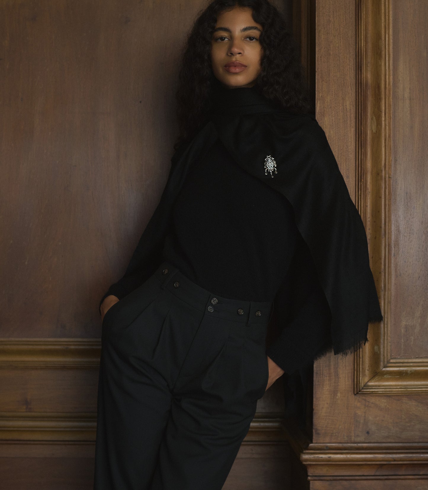 OLIVIA PANT -- BLACK