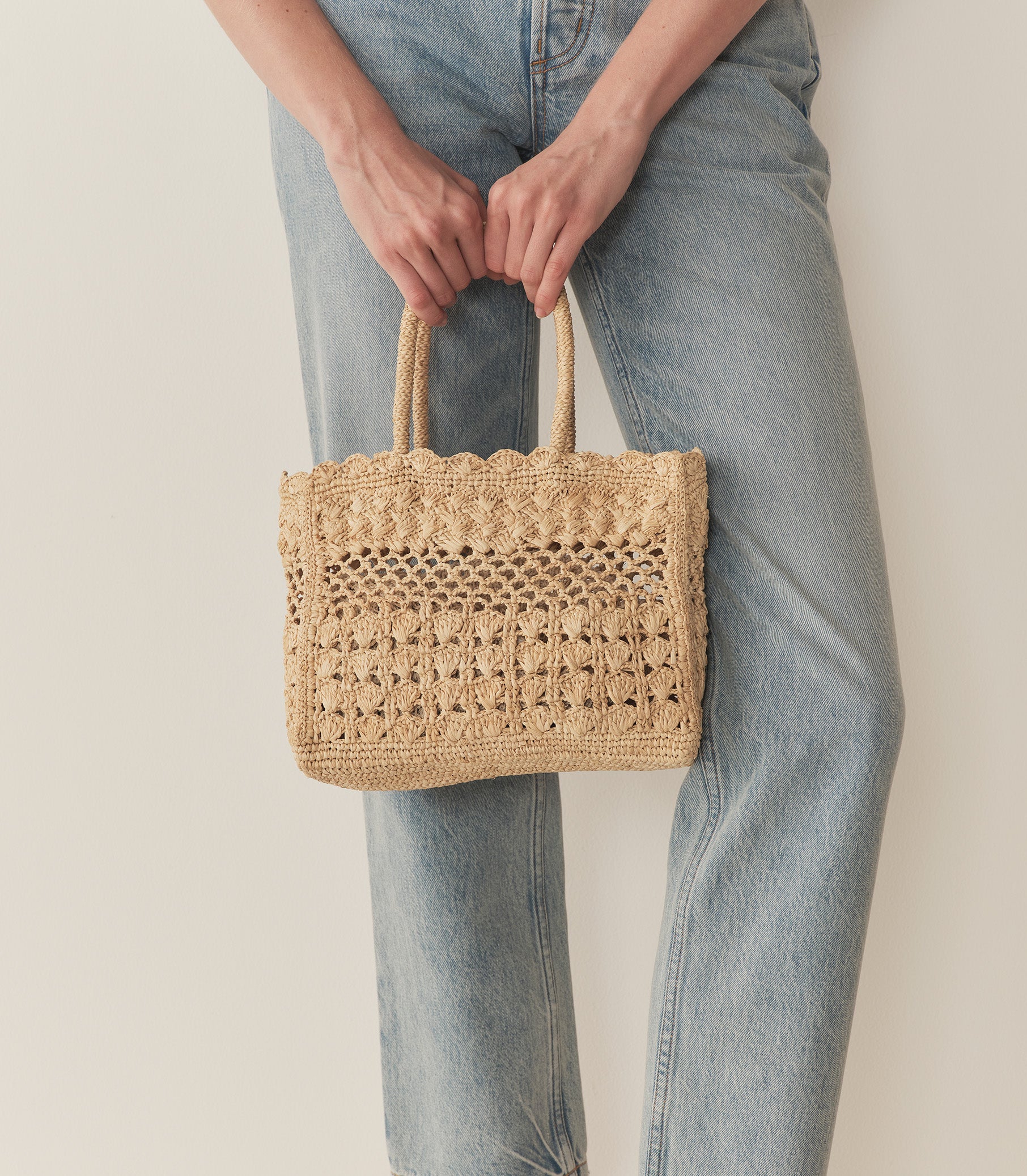 ORLA BAG -- NATURAL RAFFIA view 3