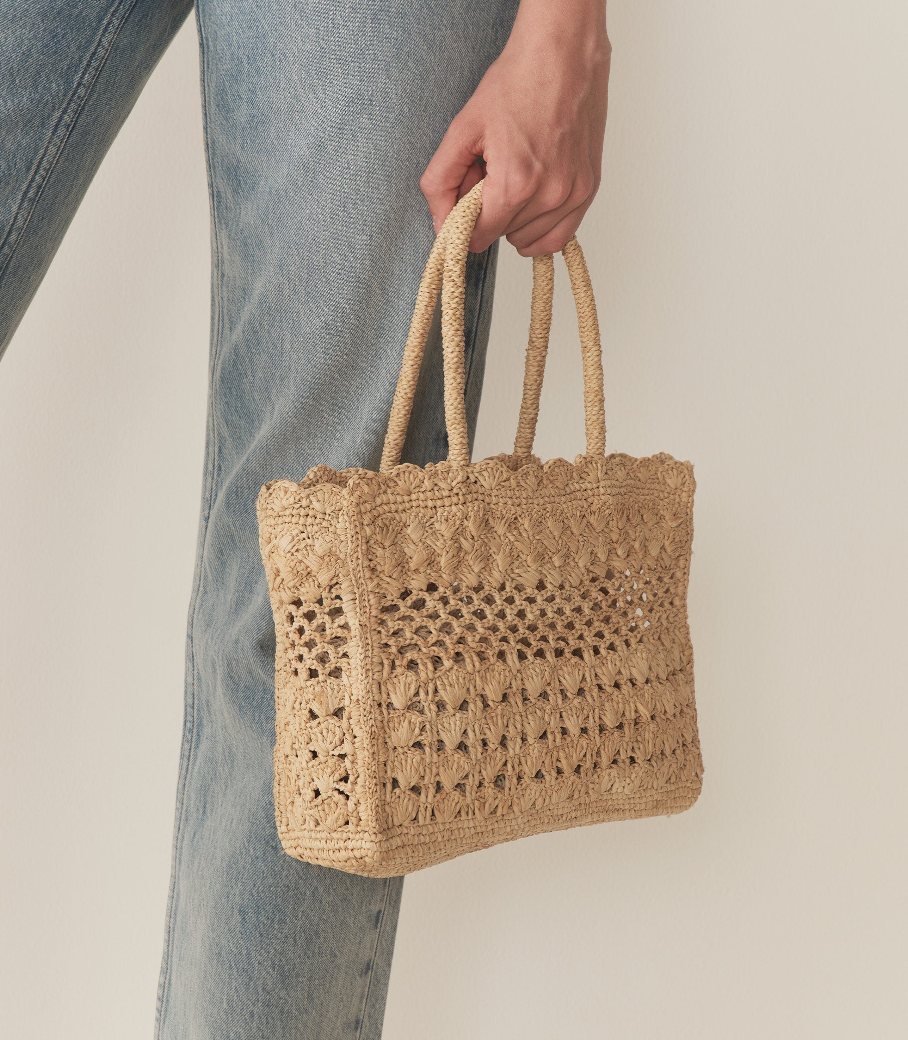 ORLA BAG -- NATURAL RAFFIA view 2