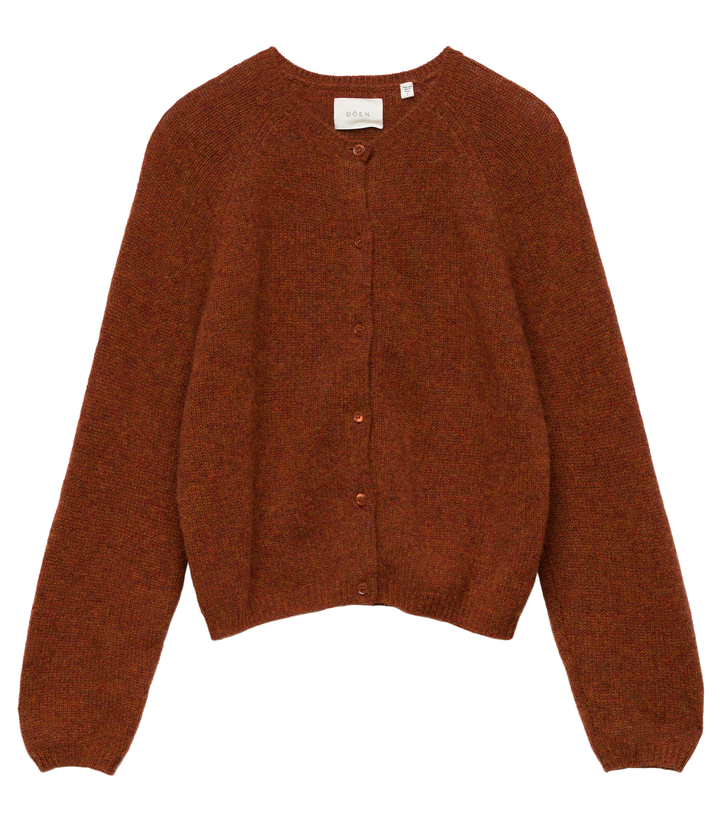 PEROLINE CASHMERE CARDIGAN -- EMBER