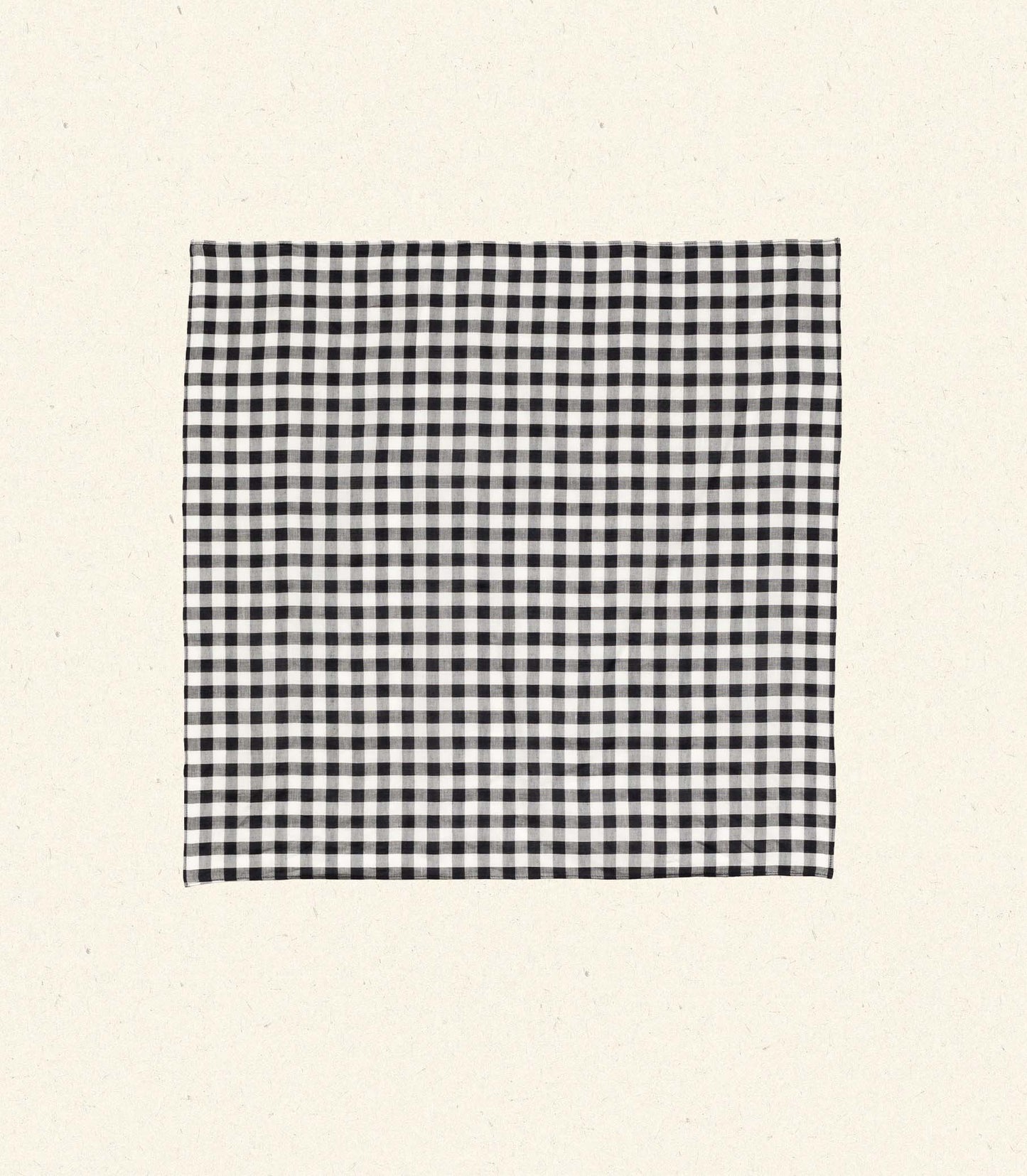 HMD -- PETIT PENNY BANDANA -- BLACK MARILYN GINGHAM
