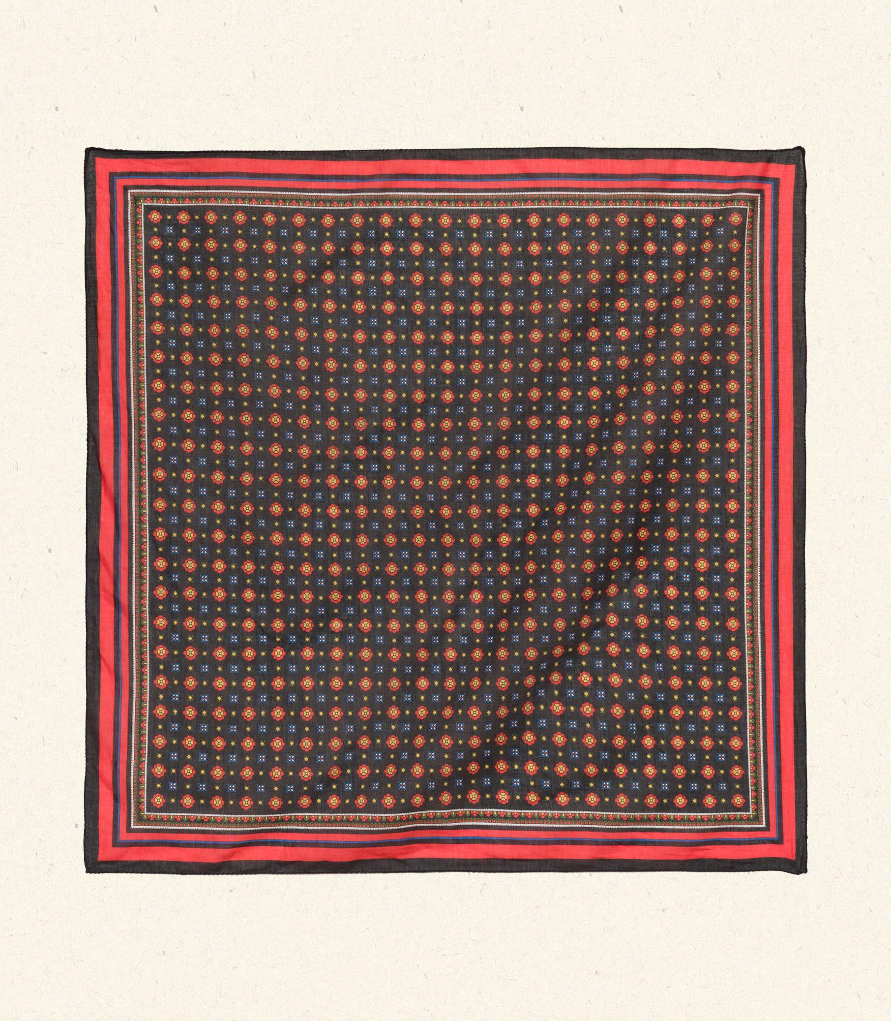 PETIT PENNY BANDANA -- NOIR MONTMARTRE FOULARD view 8