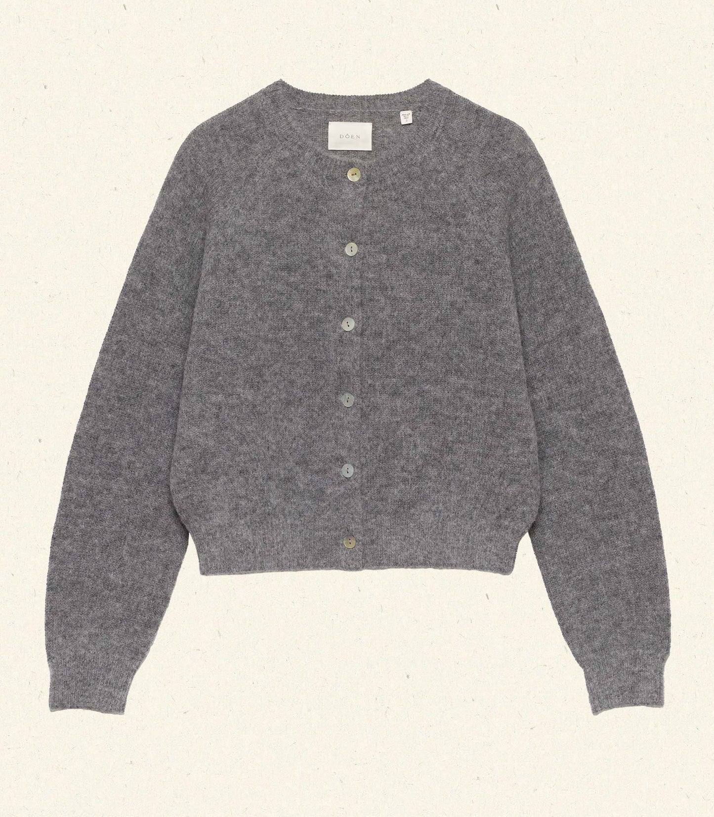 PETRA CARDIGAN -- DARK HEATHER GREY