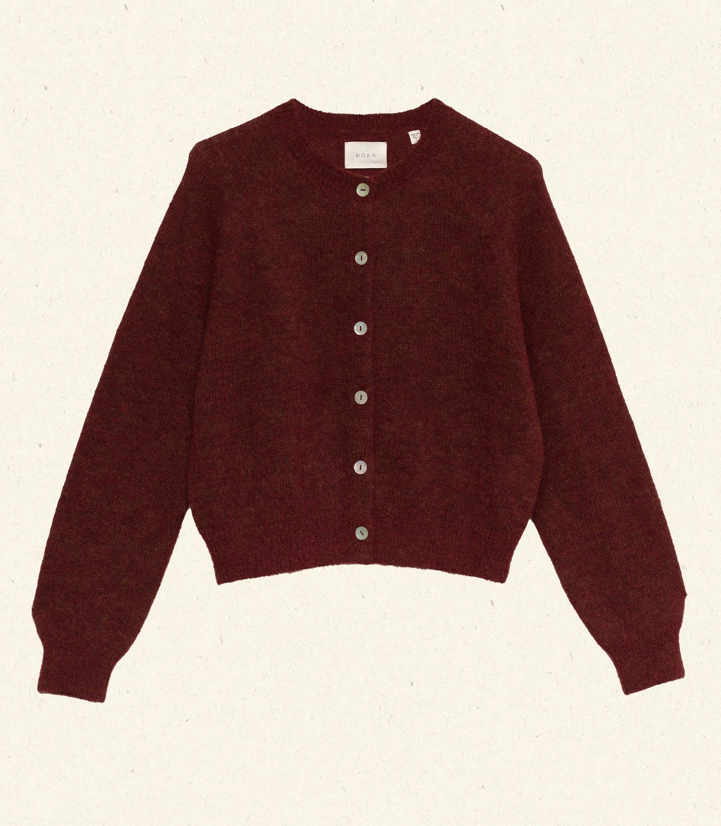 PETRA CARDIGAN -- BORDEAUX