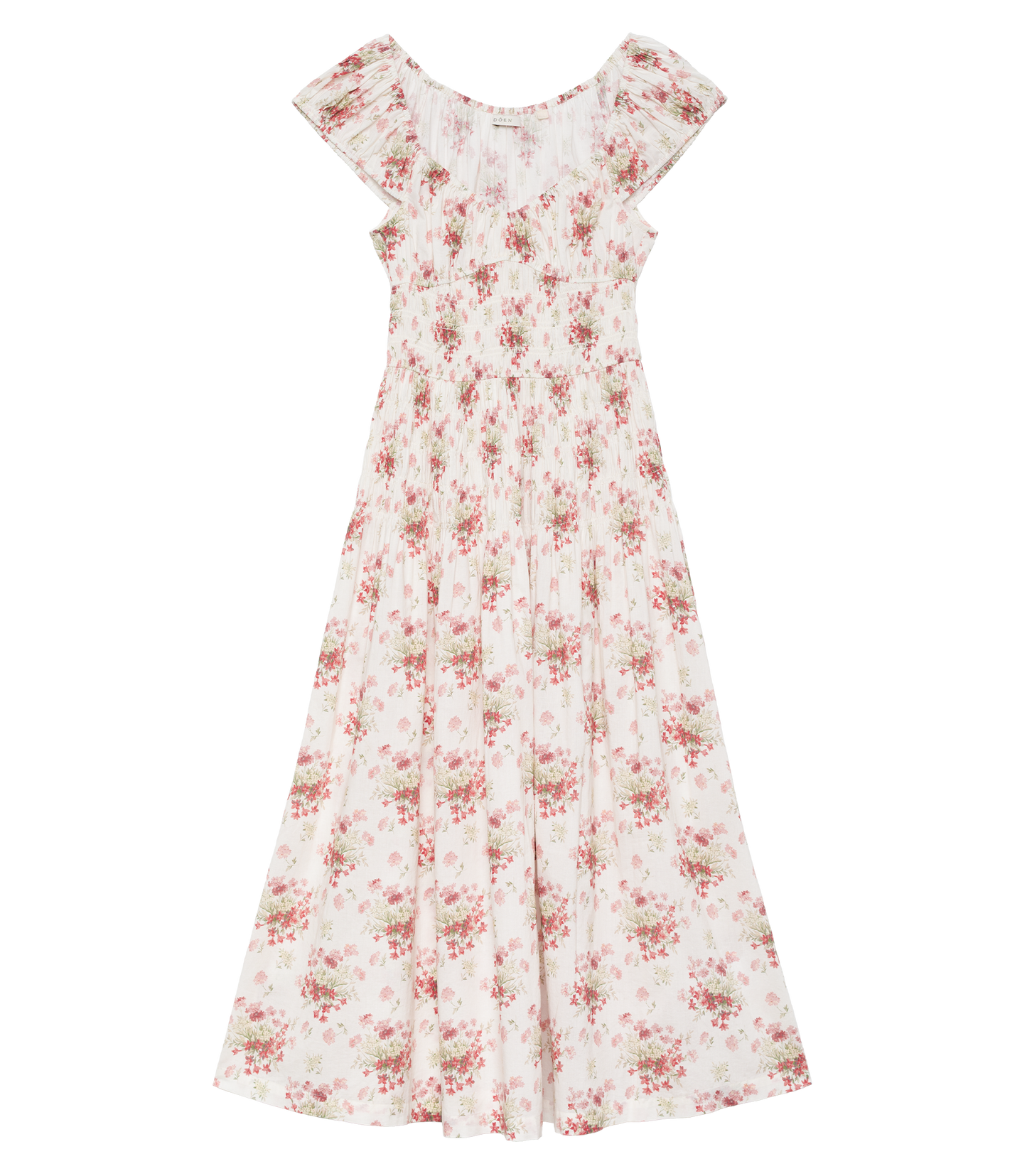 HMD -- QUINETTE DRESS -- IVORY LANTANA FLORAL