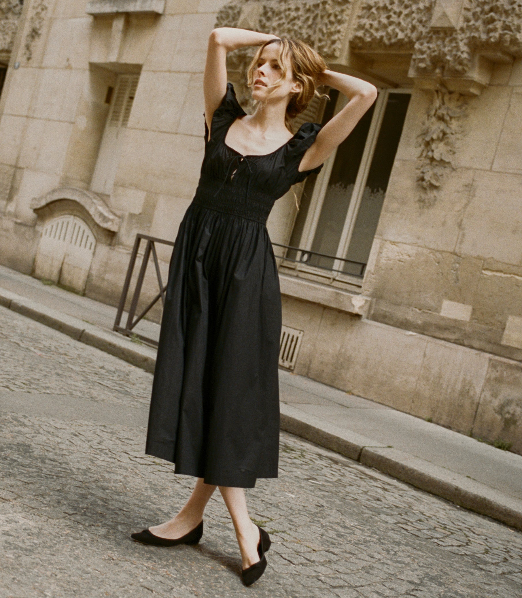 QUINN DRESS -- BLACK view 7