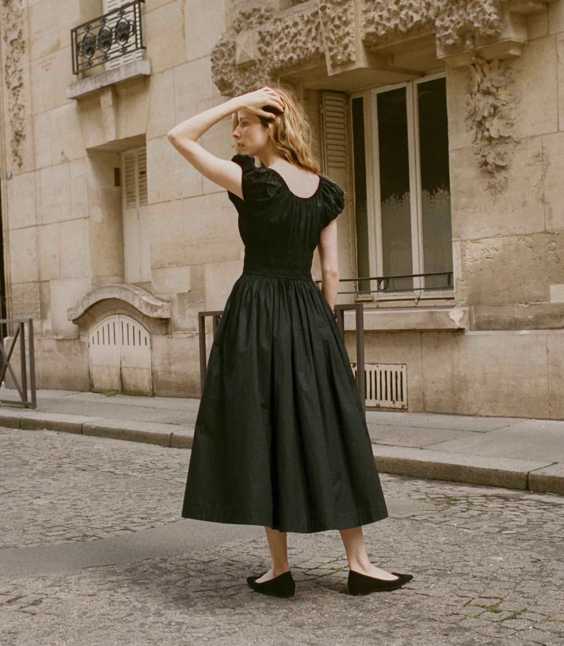 QUINN DRESS -- BLACK view 6