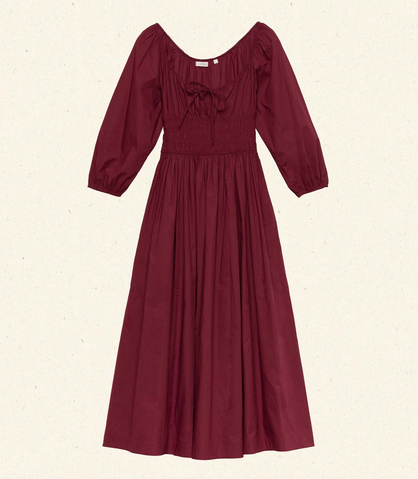 QUINTESSA DRESS -- DEEP CRIMSON