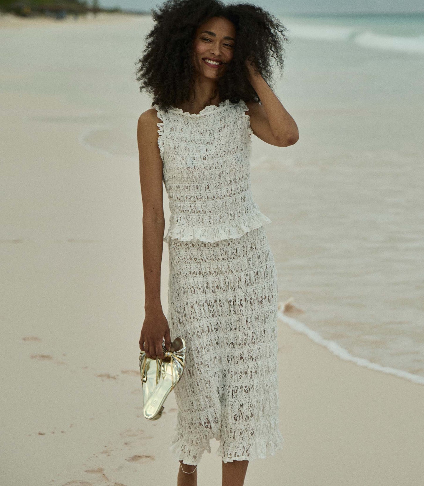 RACHELLE SKIRT -- SALT