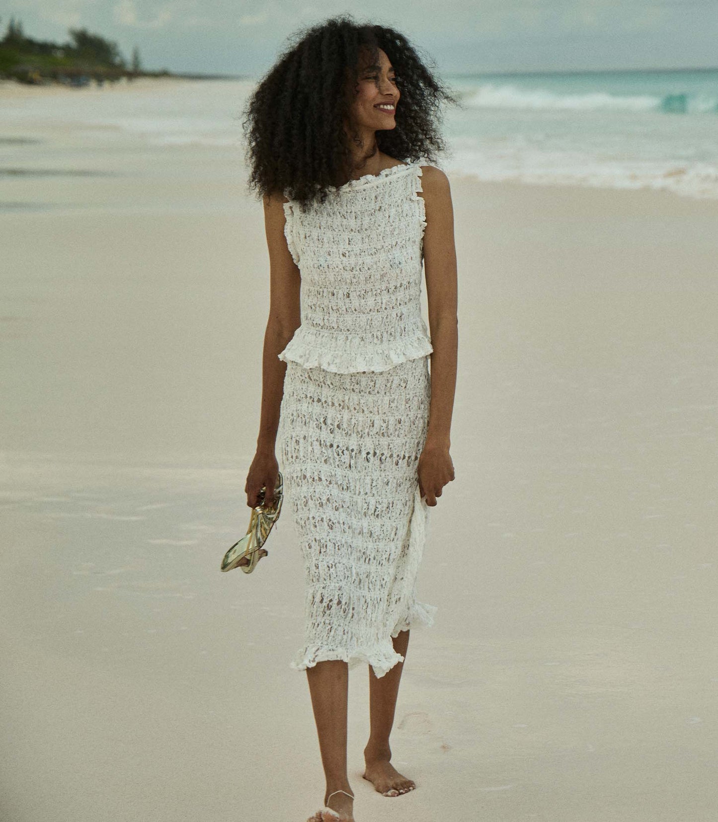 RACHELLE SKIRT -- SALT