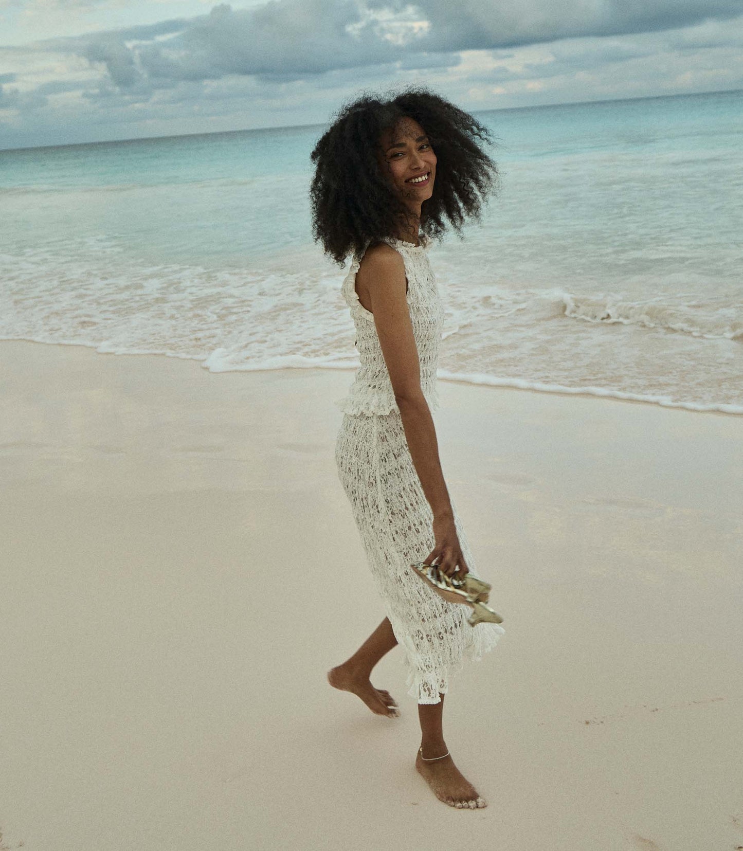 RACHELLE SKIRT -- SALT