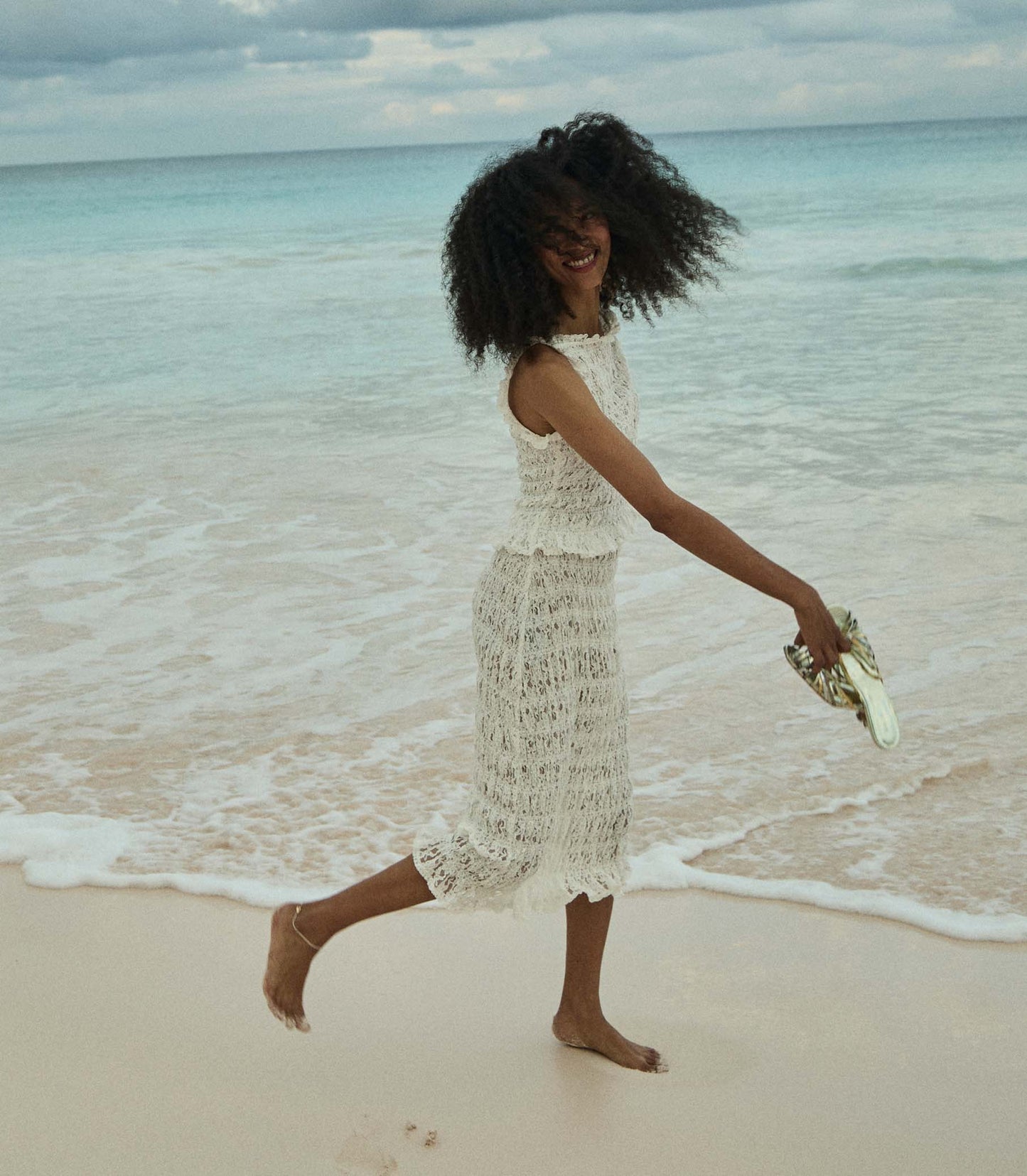RACHELLE SKIRT -- SALT