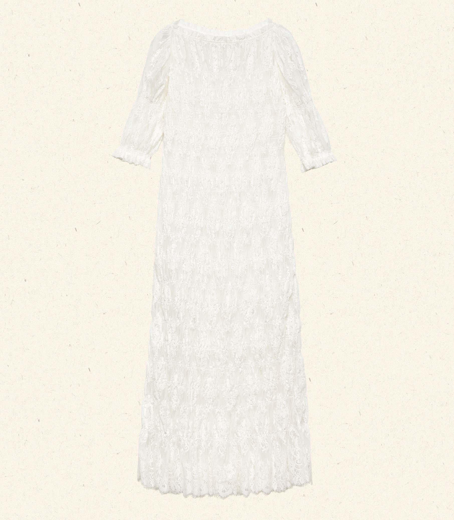 RAQUELLA DRESS -- SALT LACE view 6