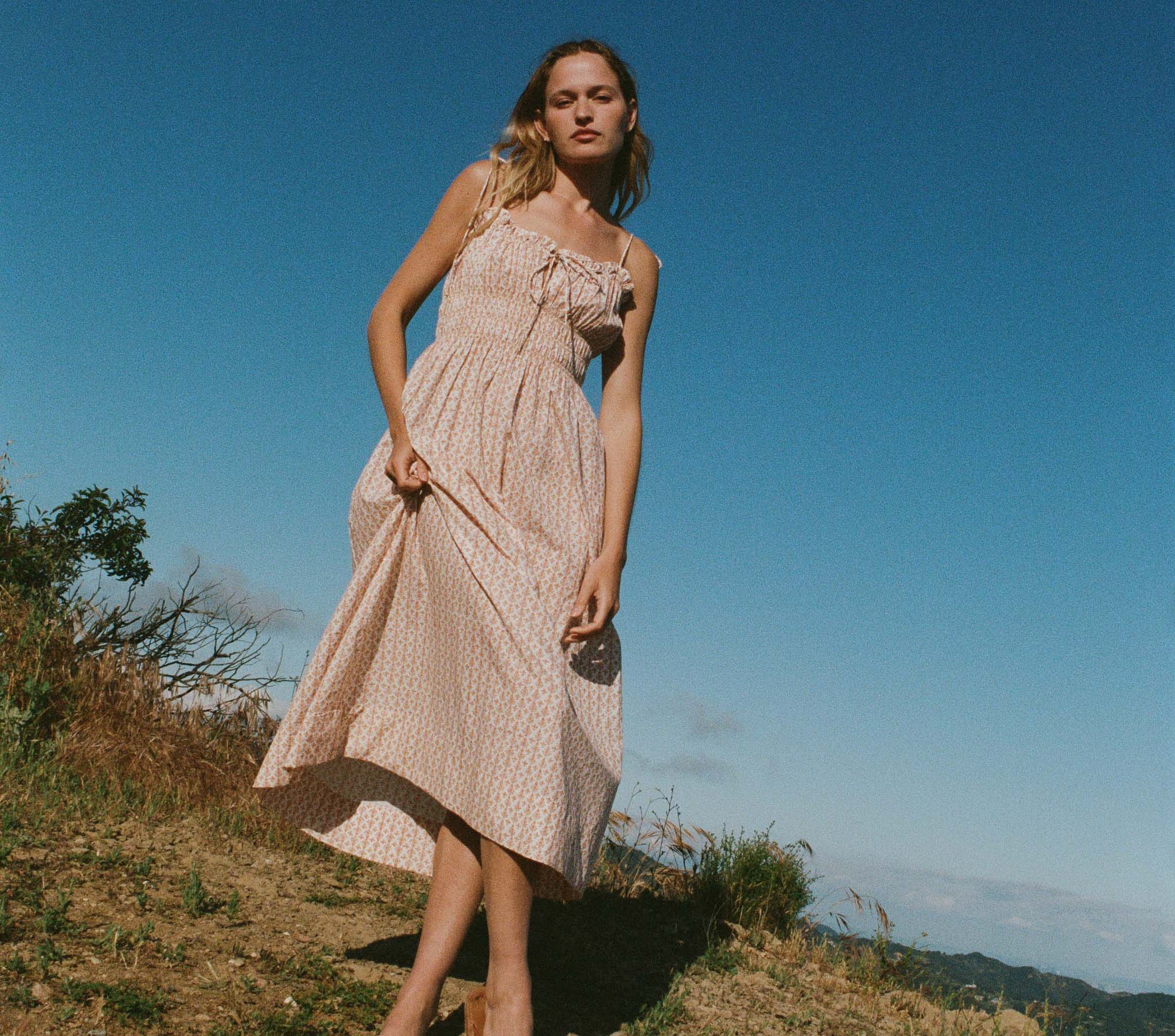 Rhoda Dress Marigold Meadows D EN