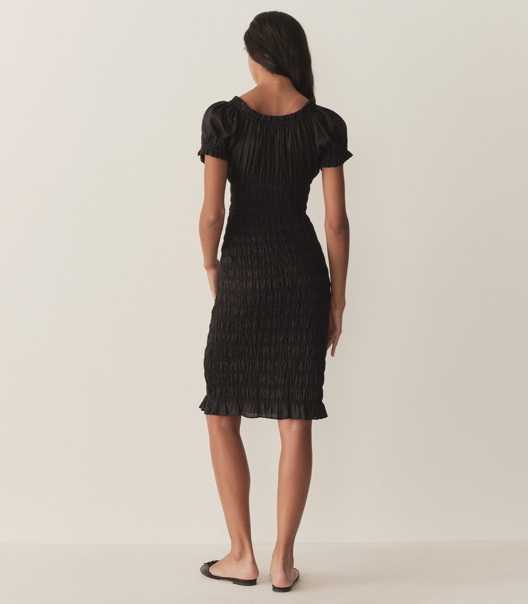 ROSALYNN DRESS -- BLACK view 5