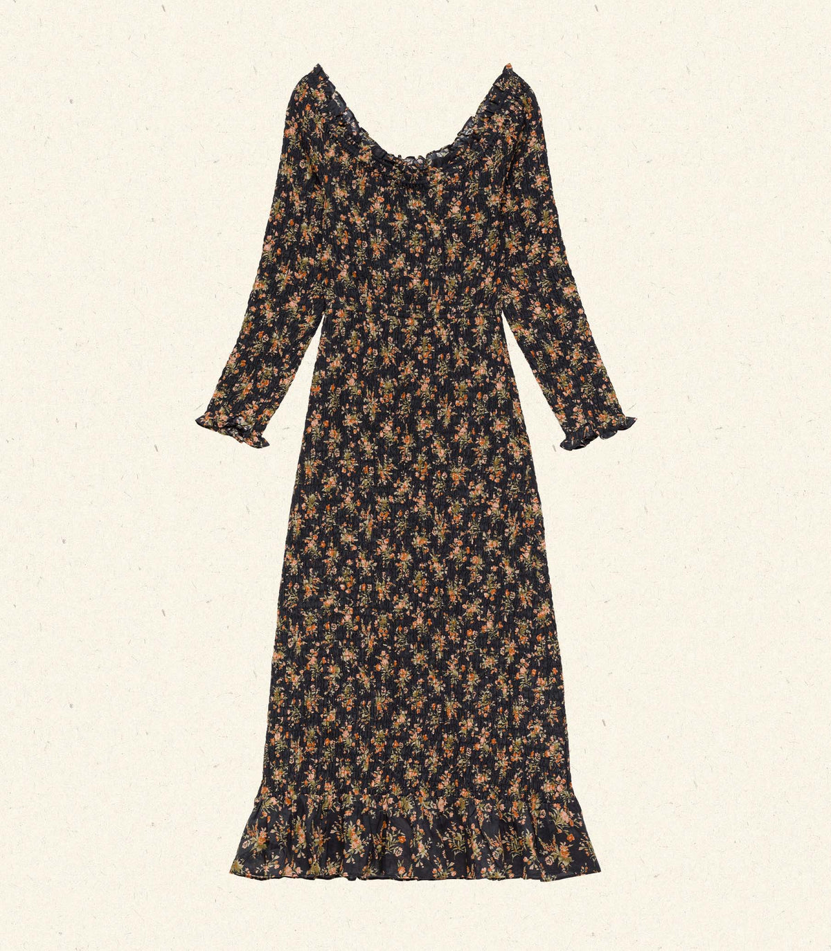 HMD -- ROSELIA DRESS -- FOXGLOVE FLORAL