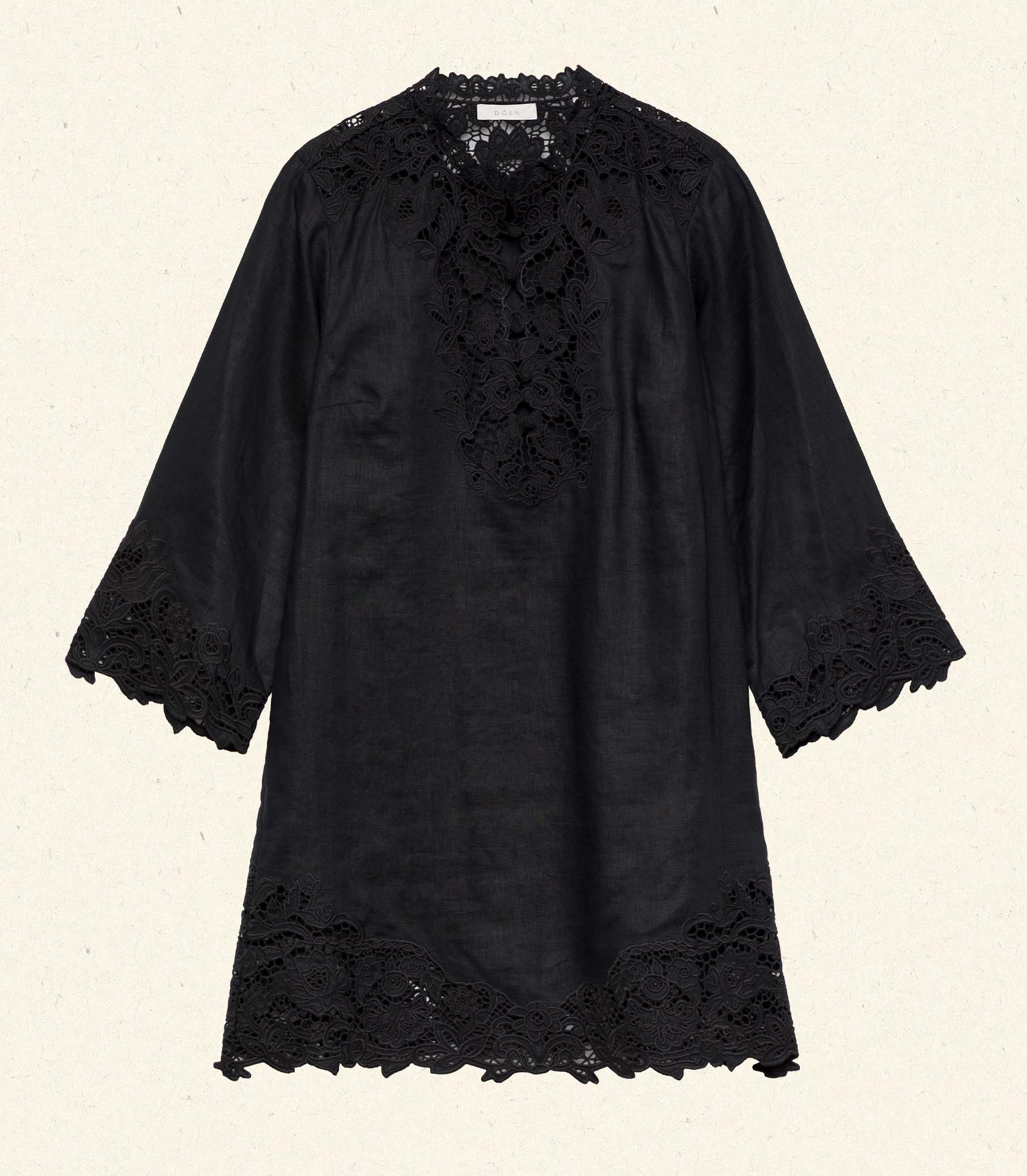 ROSELIE TUNIC -- BLACK view 5
