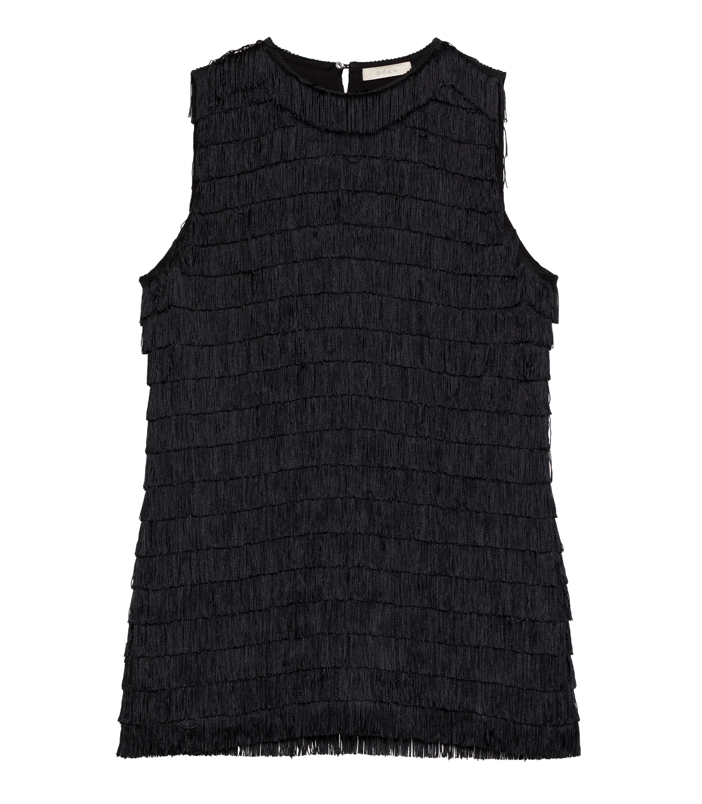 SOIRÉE TUNIC TOP -- BLACK