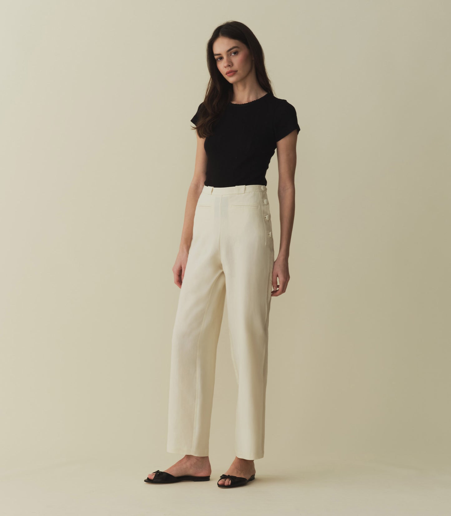 STRATFORD PANT -- MAGNOLIA