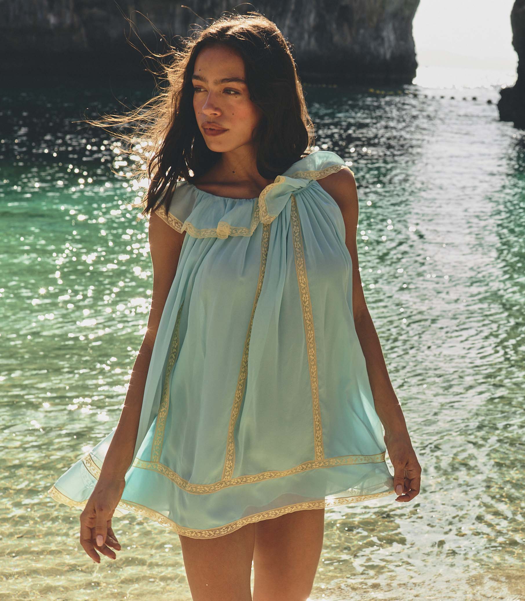 Suzette Dress - Pale Wisteria | DEN Pale Wisteria / XS Suzette Dress - Pale Wisteria | DEN Pale Wisteria / XS
