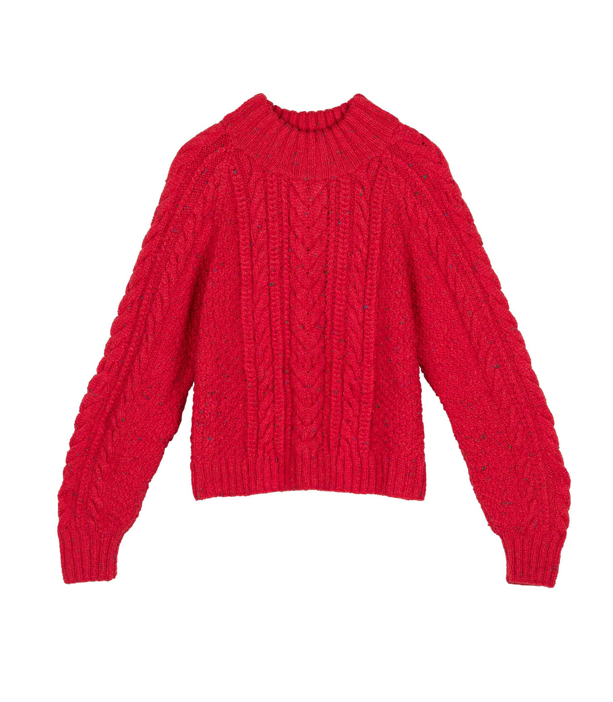 HMD -- SERENA SWEATER -- RED SUMAC
