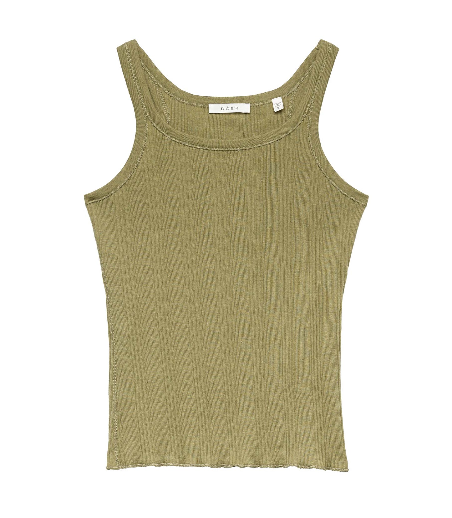 HMD -- SEINE CASHMERE BLEND TANK -- PASTURE