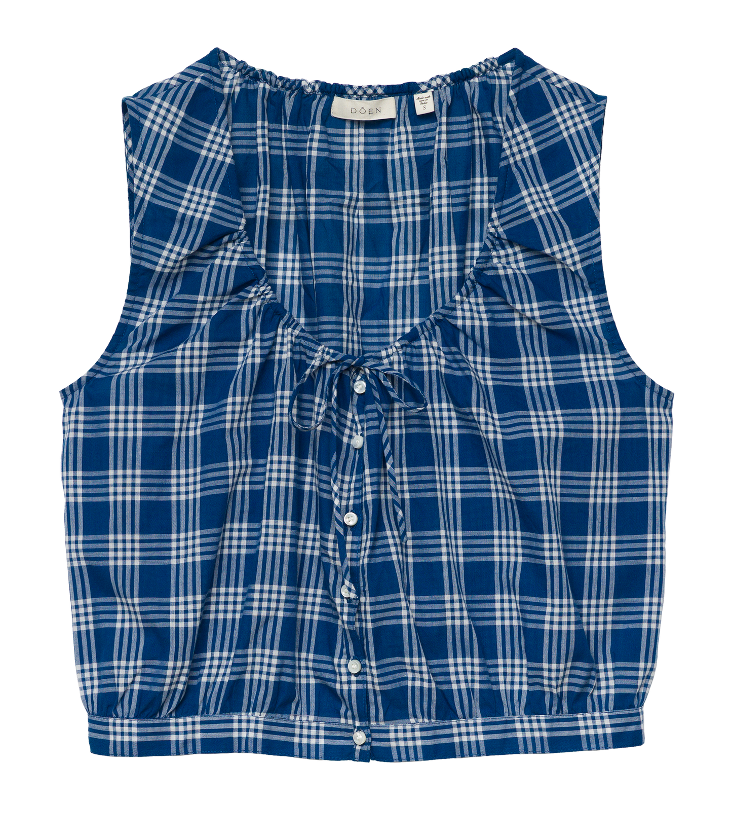 THEO TOP -- DORSET PLAID