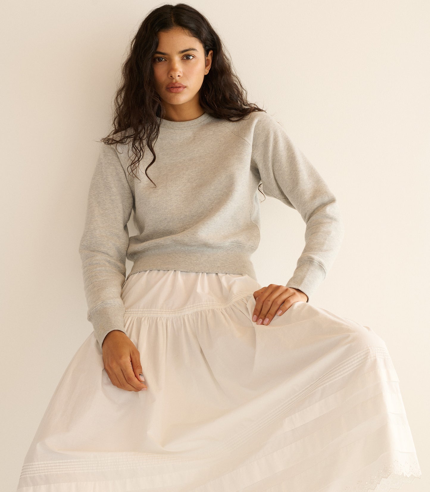 VELMA SWEATSHIRT -- HEATHER GREY