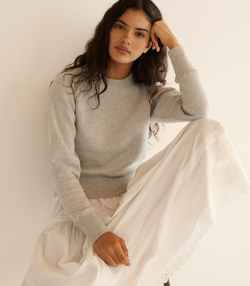 VELMA SWEATSHIRT -- HEATHER GREY