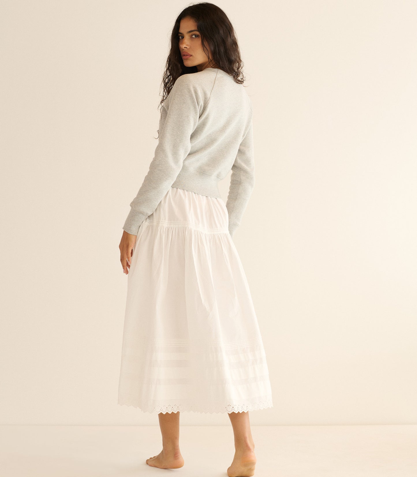 SEBASTIANE SKIRT -- POWDER