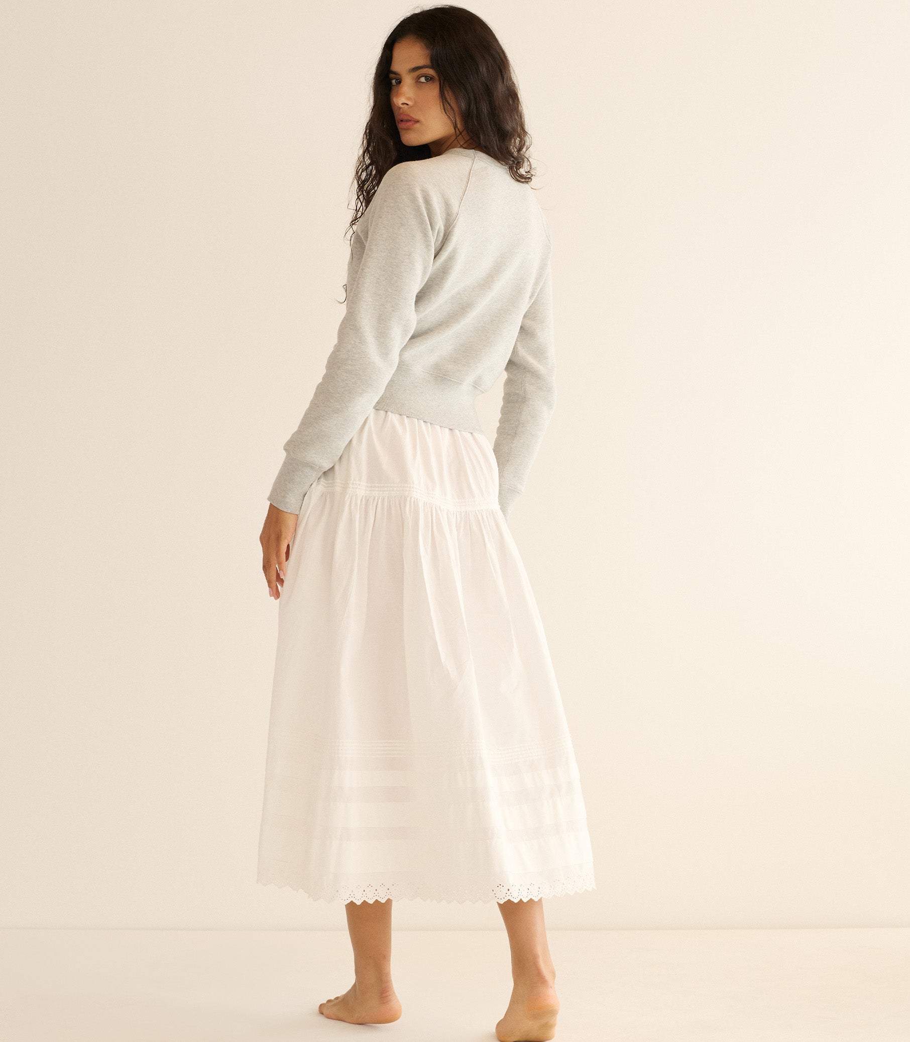 SEBASTIANE SKIRT -- POWDER view 2