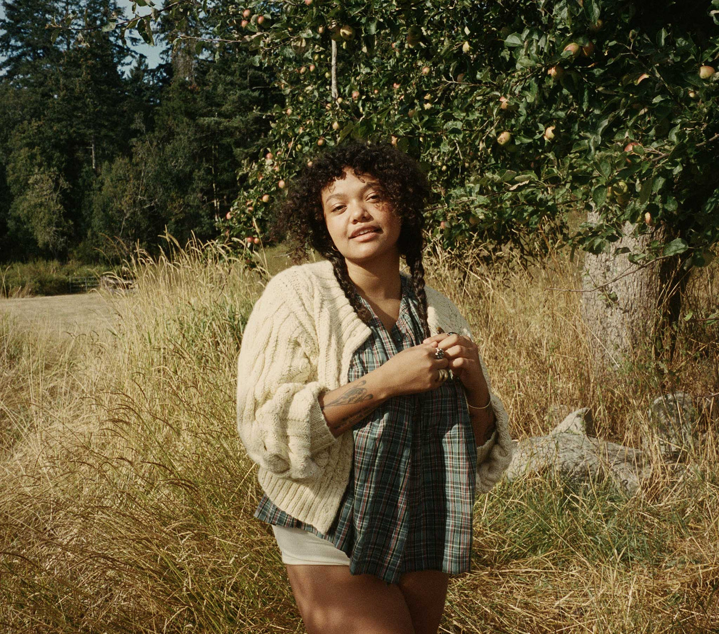 HMD -- THE JANE BLOUSE -- POND PROMENADE PLAID