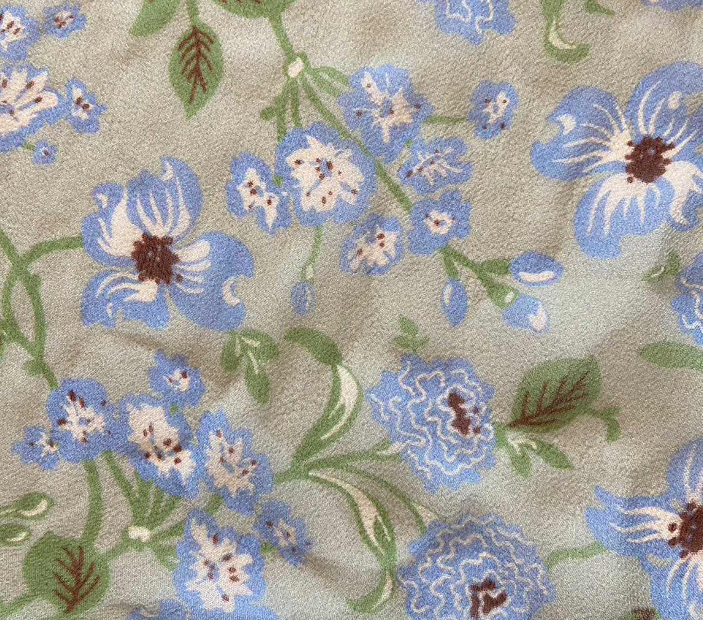 HMD -- DREW DRESS -- GREEN STRAWBERRY MOON FLORAL