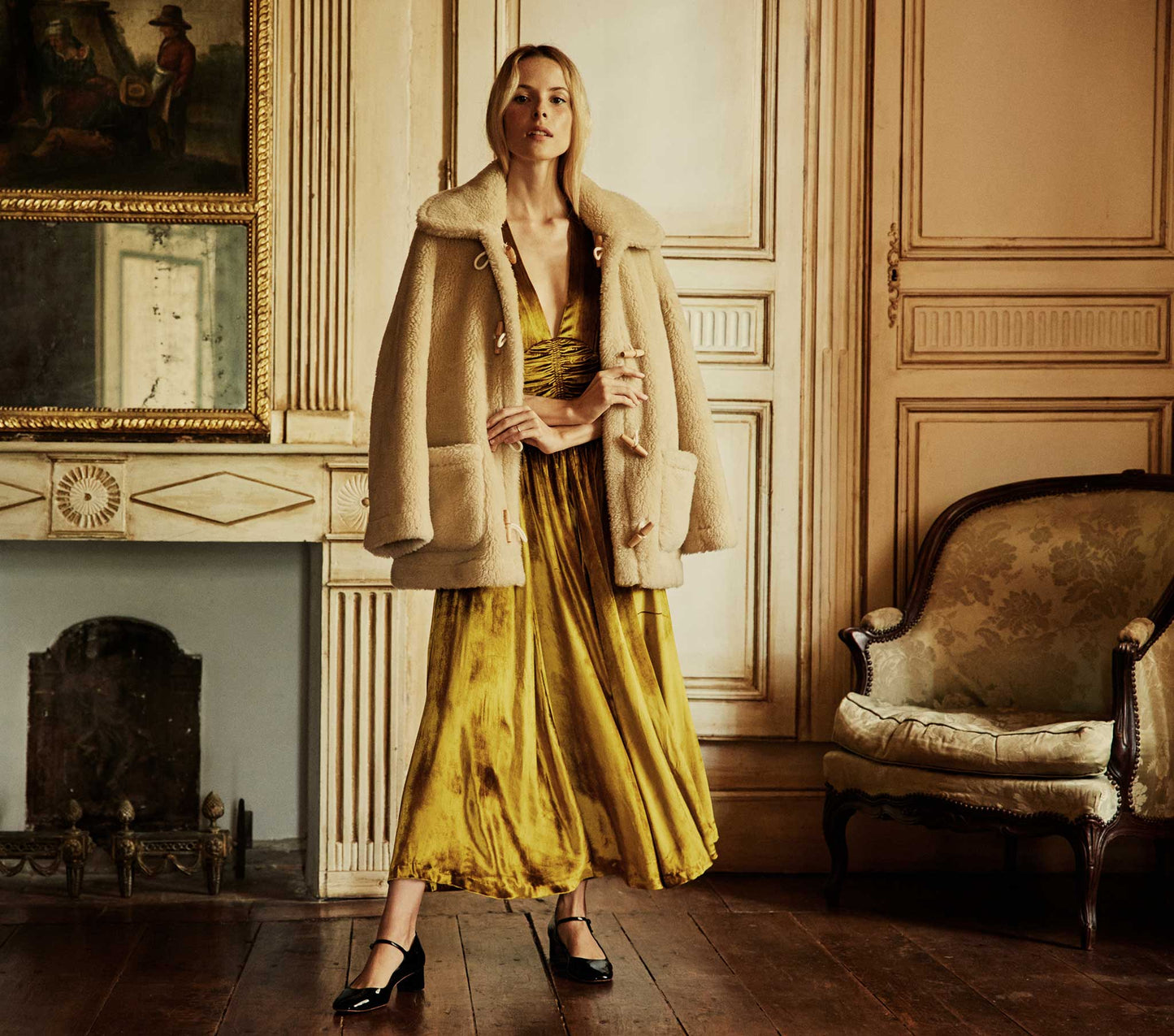 HMD -- CASSATT DRESS -- GOLDEN