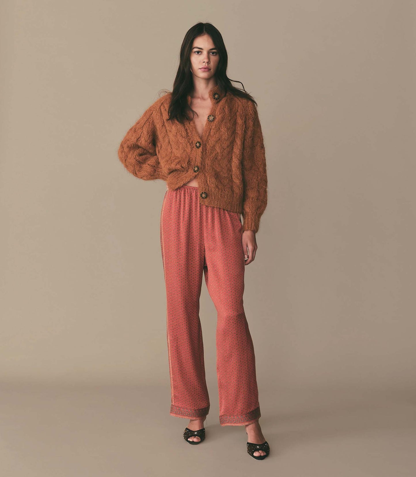 HMD -- CACILDA PANT -- PERSIMMON MARCHE FOULARD