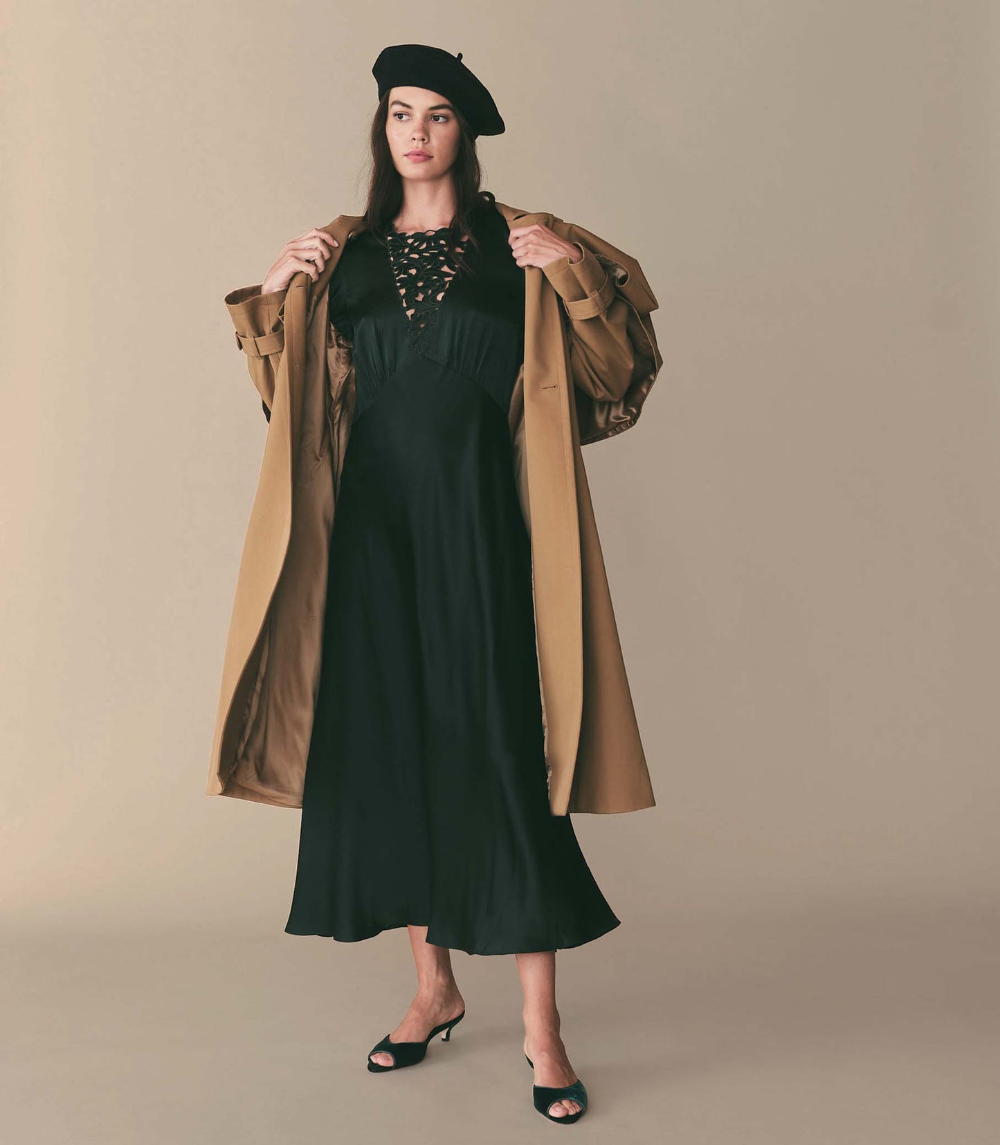 HMD -- MELINDA DRESS -- ALPINE GREEN