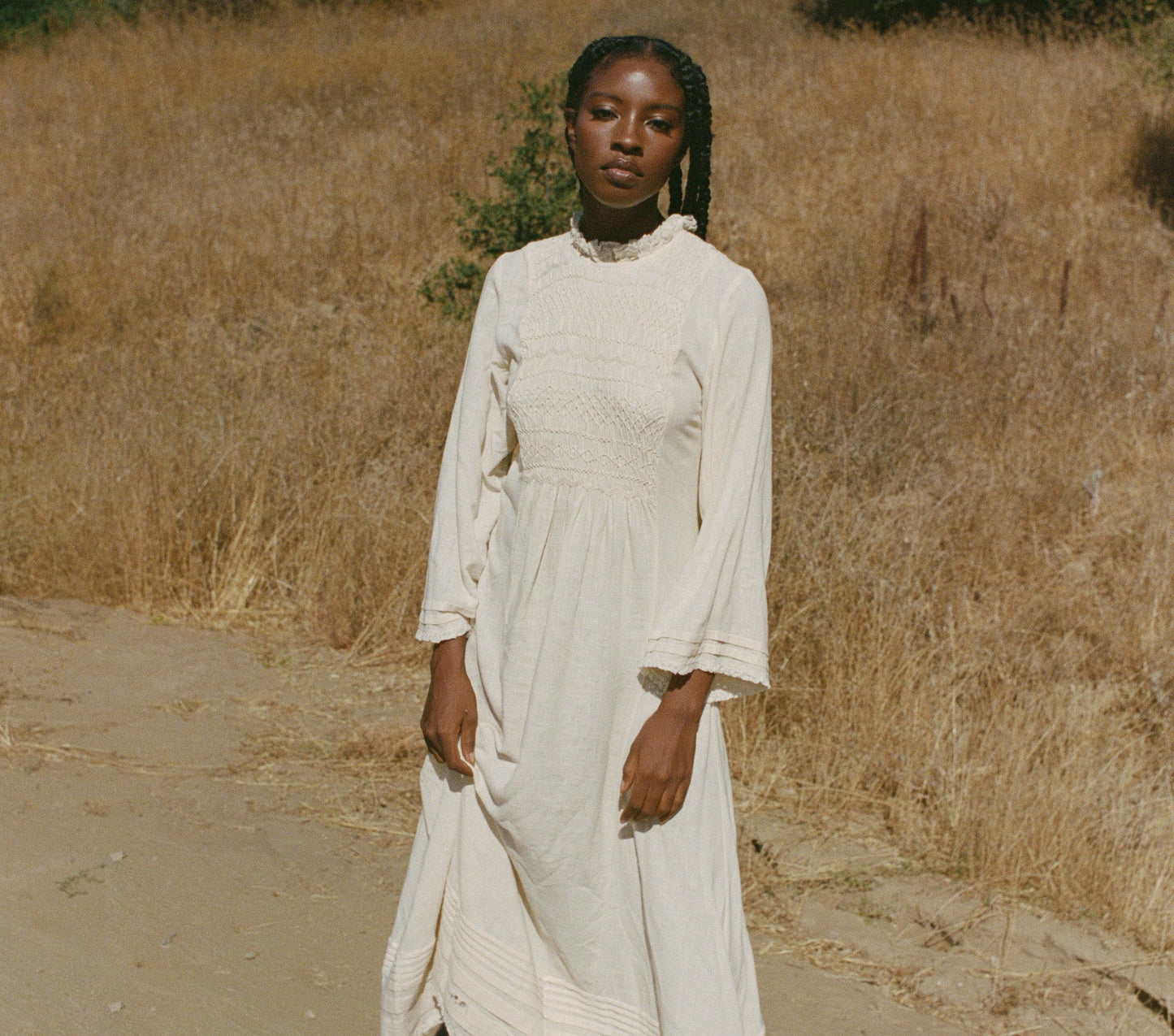 HMD -- ALUCIA DRESS -- PARCHMENT