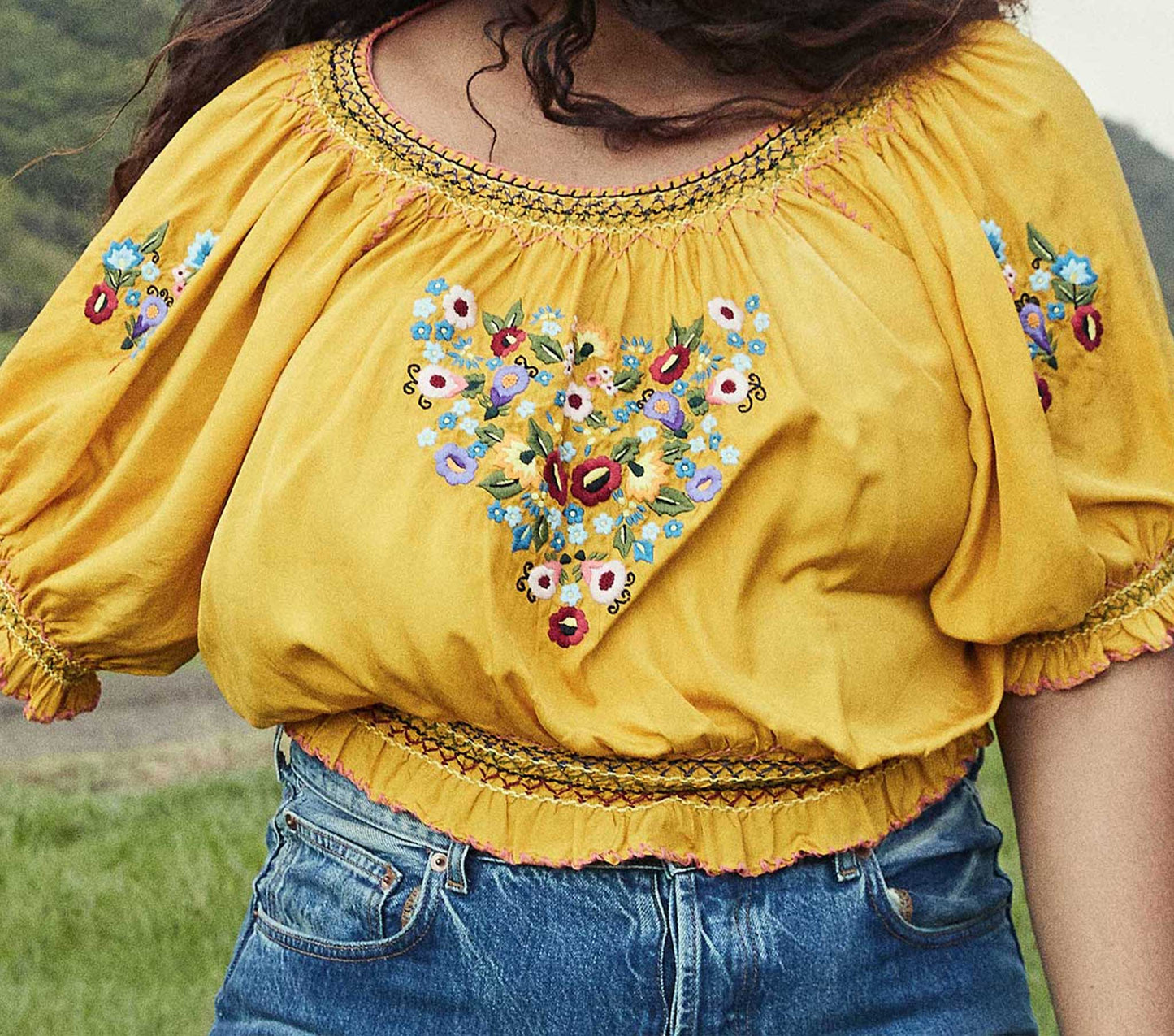 HMD -- ANTONELLA TOP -- OCHRE