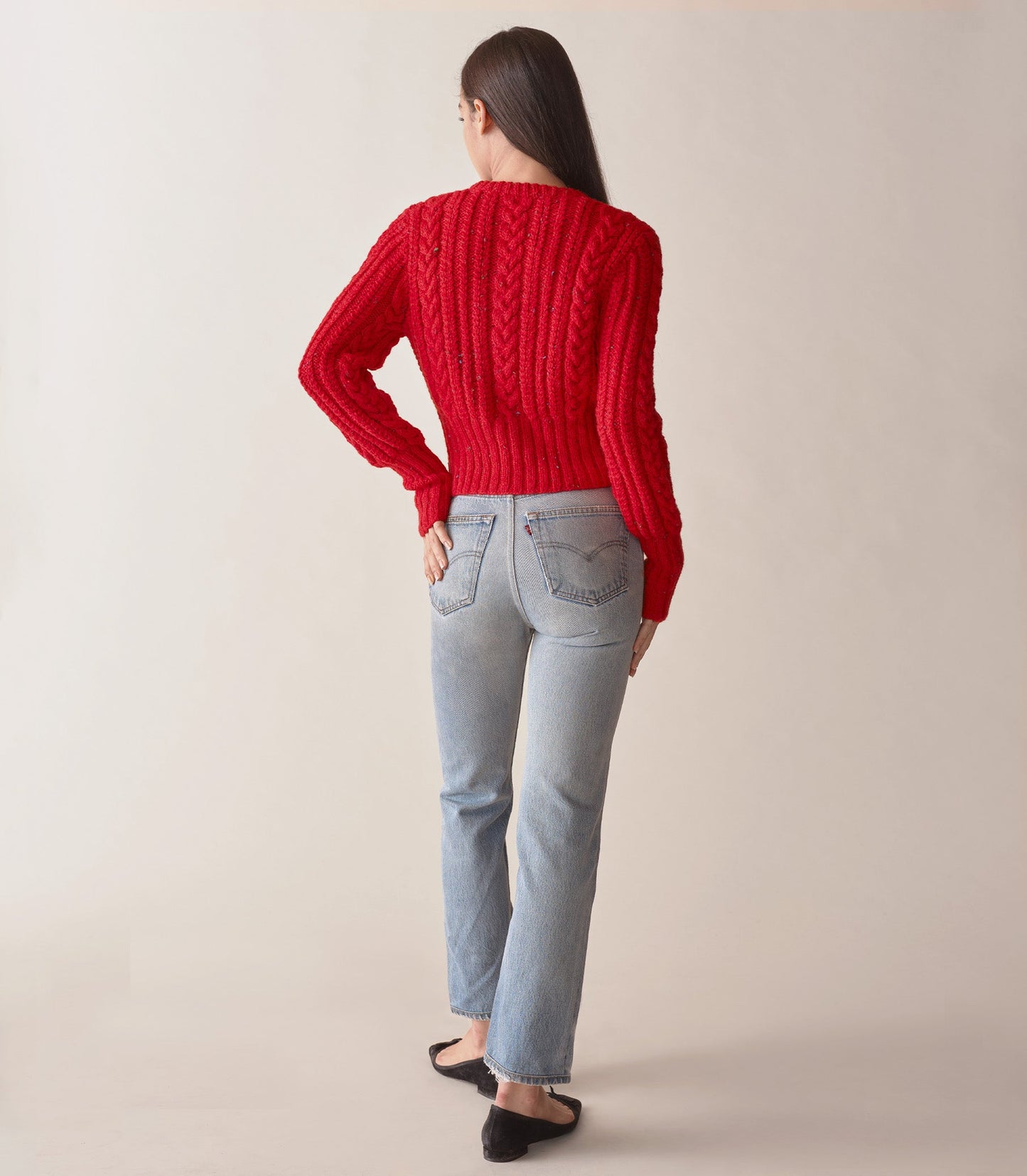 HMD -- AUDREY CARDIGAN -- RED SUMAC