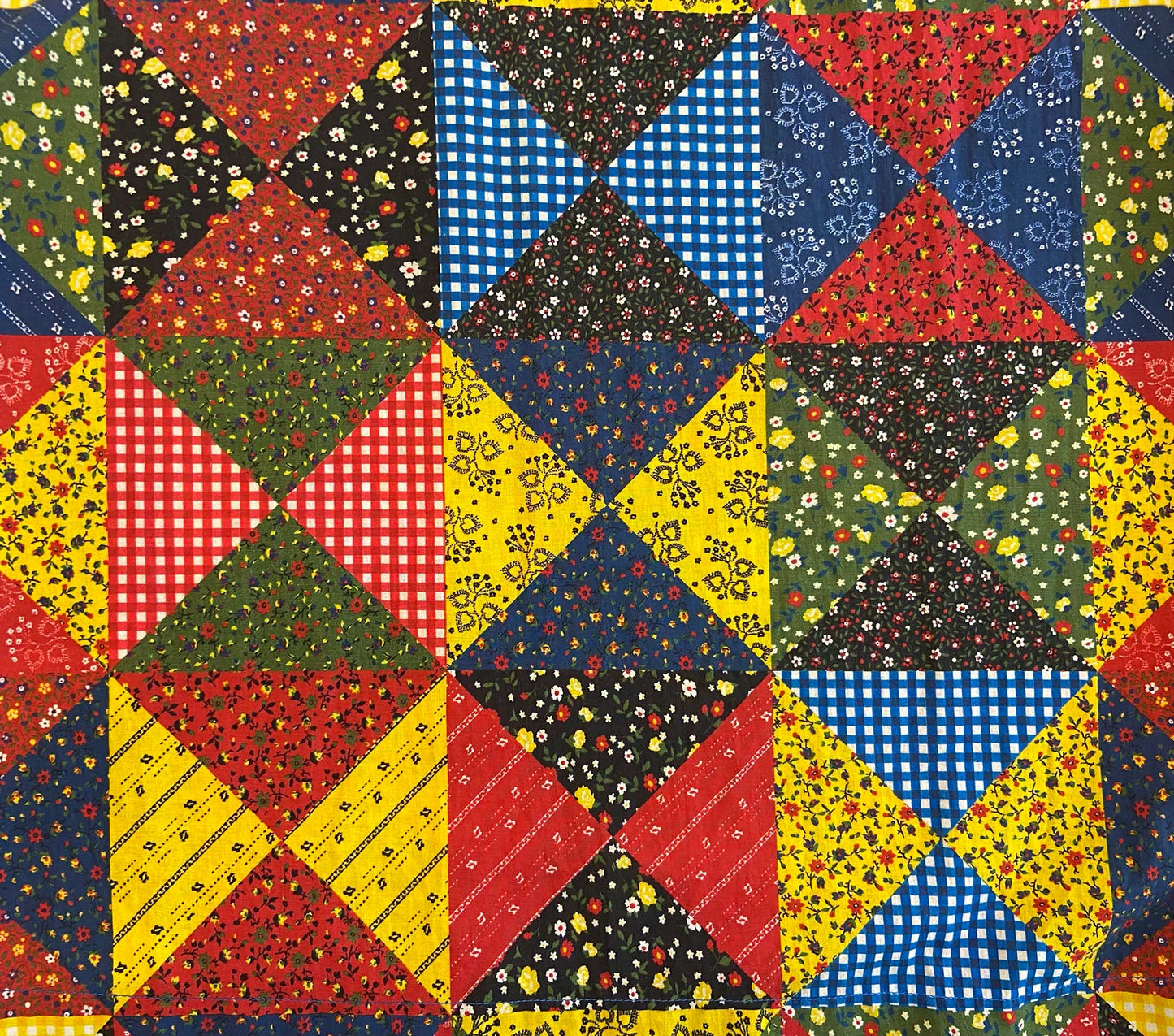 HMD -- ADALINA DRESS -- COUNTRYSIDE PATCHWORK PRINT