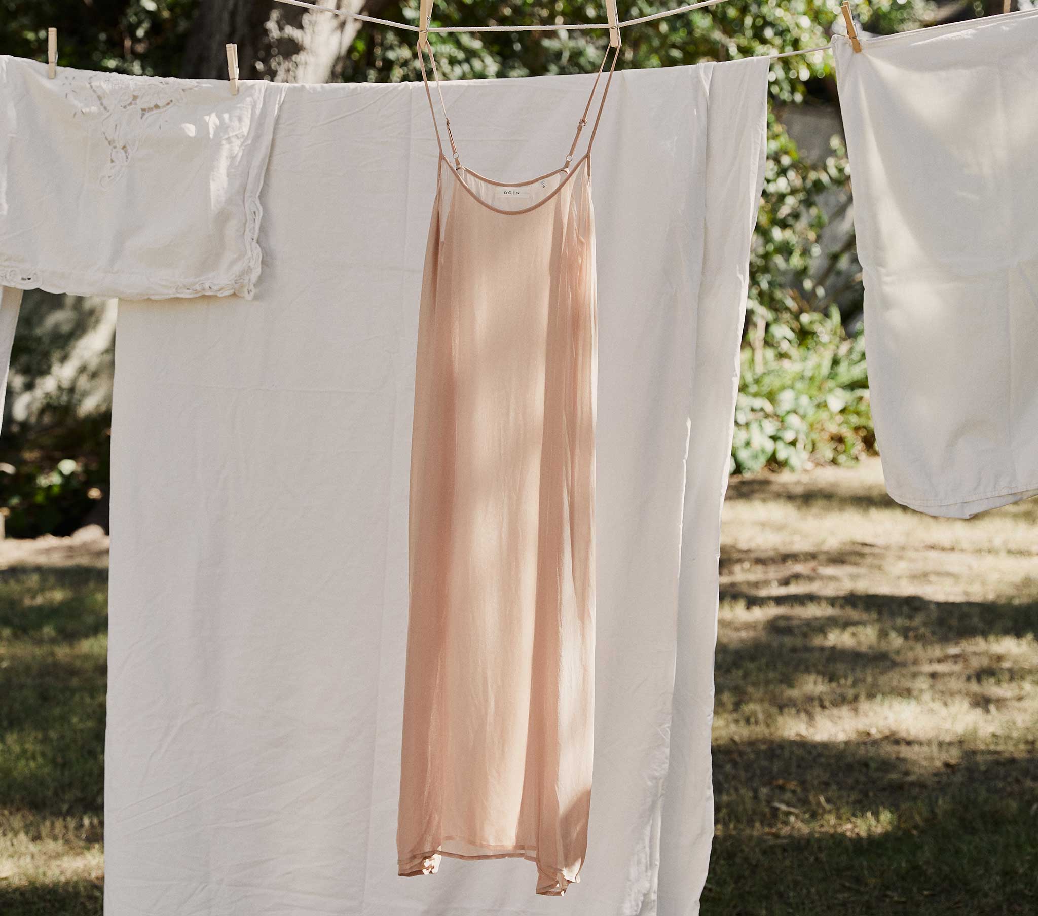 Long Scoop Neck Slip - Conch
