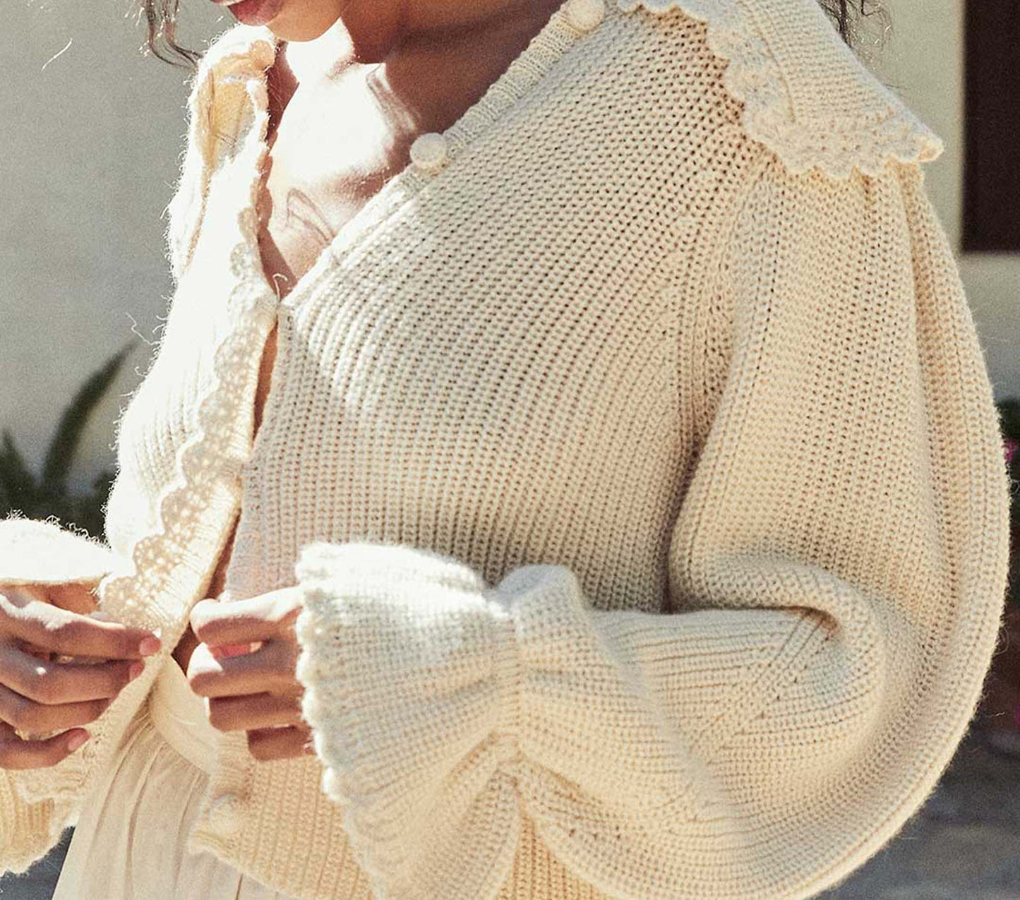 HMD -- HELEINE CARDIGAN -- CREAM