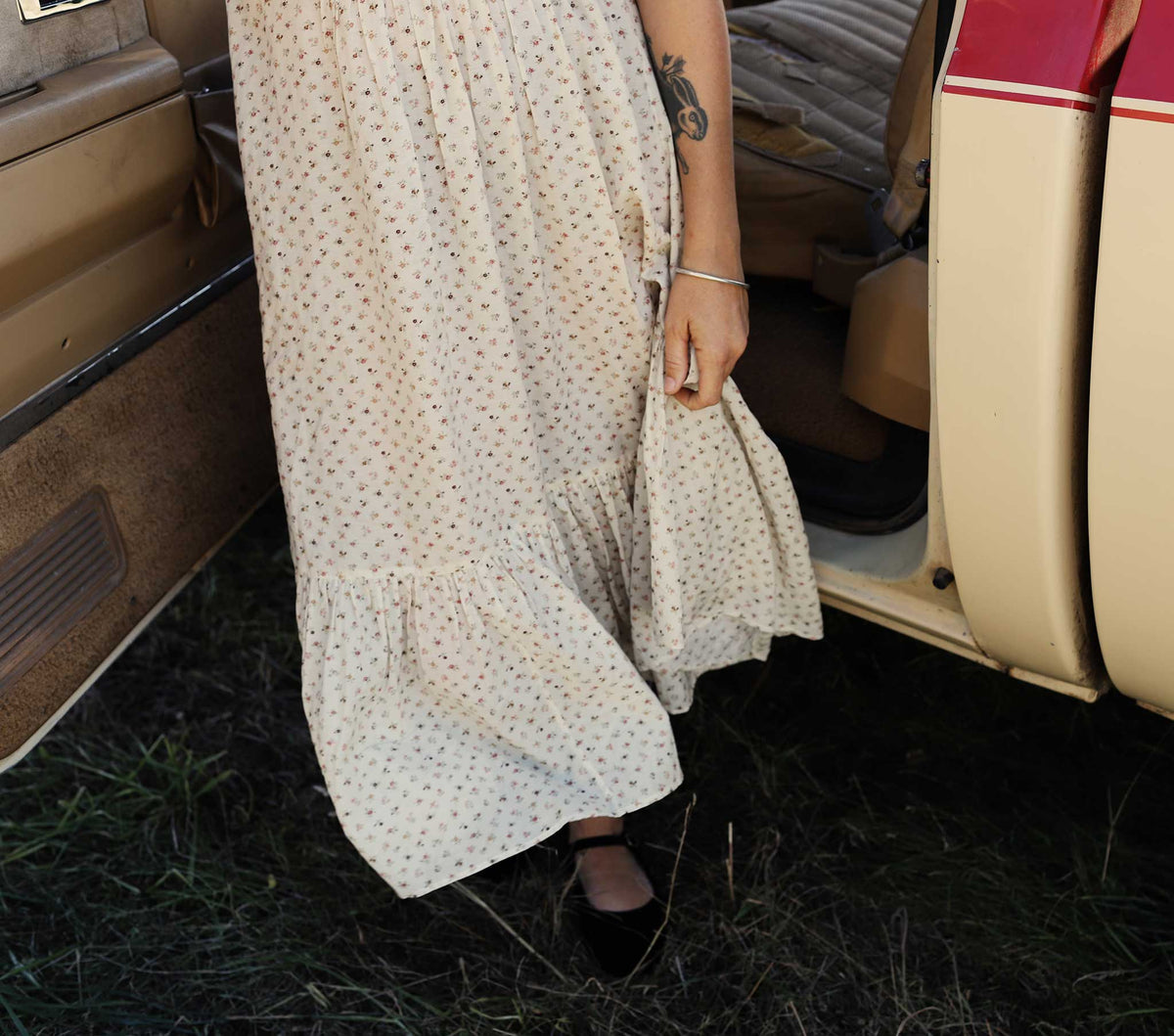 HMD -- ISIDORE DRESS -- CREAM PARC MONCEAU