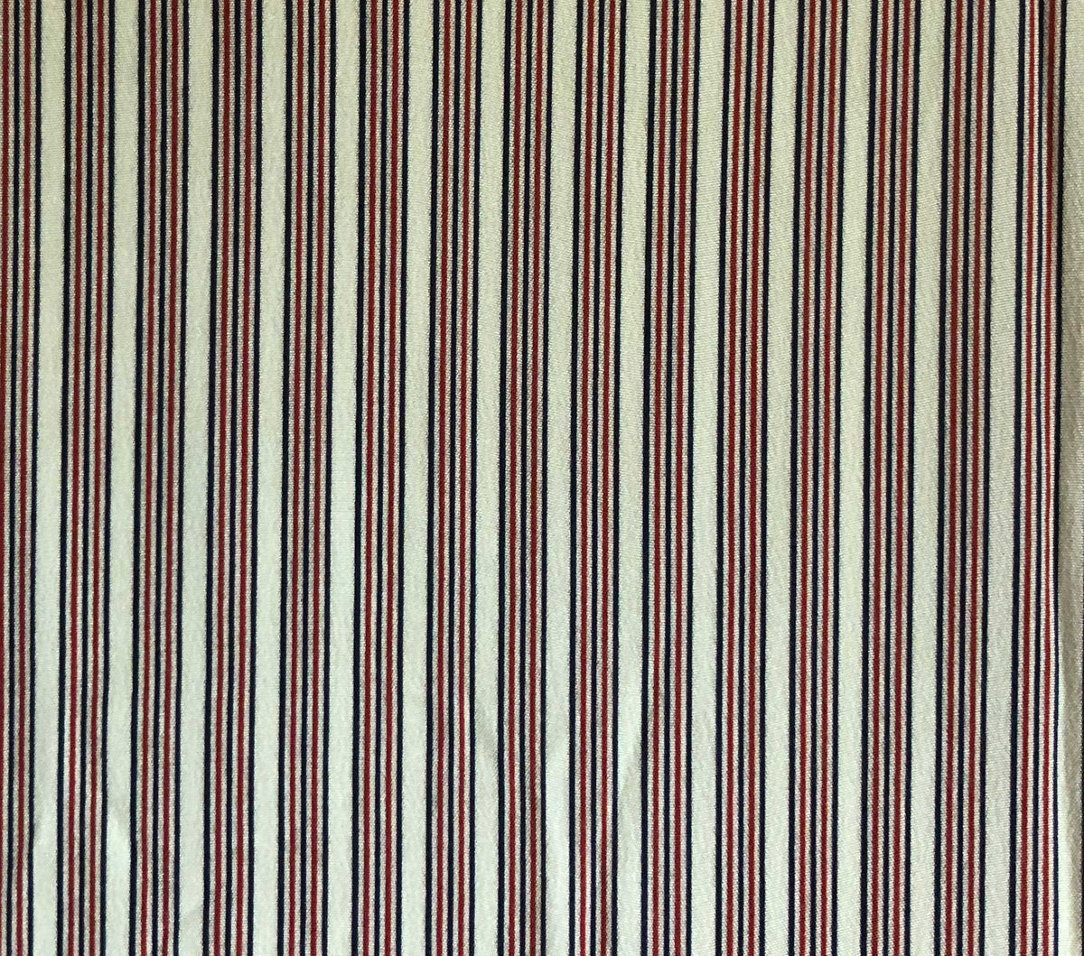 HMD -- SCARLET TOP -- CREAM SEAFARER STRIPE