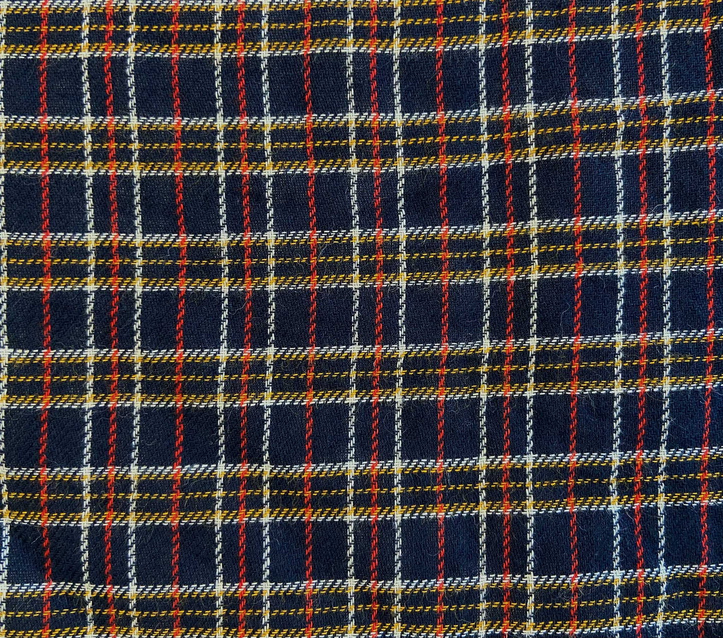 HMD -- THE JANE BLOUSE -- MIDNIGHT ST GERMAIN PLAID
