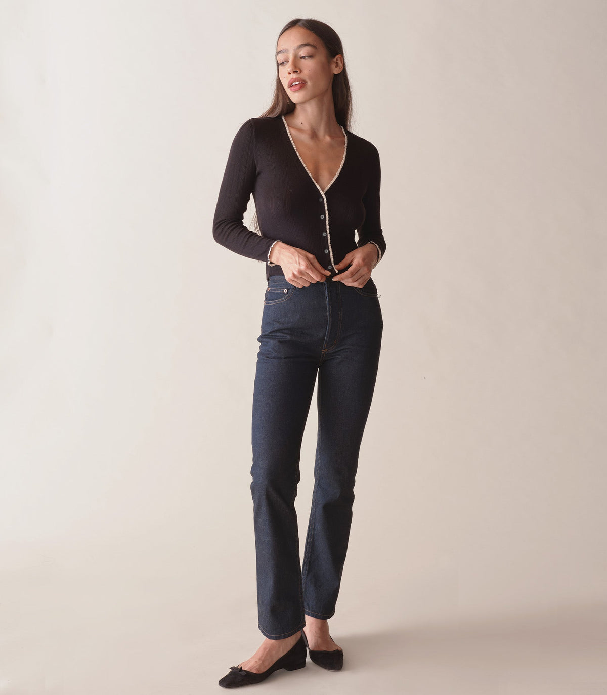 HMD -- PRESLEY CARDIGAN -- BLACK
