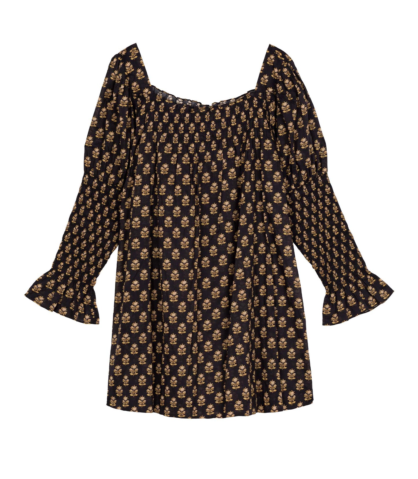 HMD -- SABIA DRESS -- NOIR MEADOWSWEET FLORAL