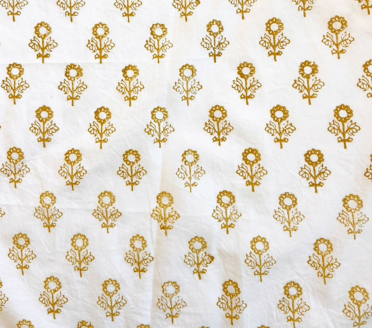 HMD -- OPAL DRESS -- CREAM SUNFLOWER BLOCK PRINT